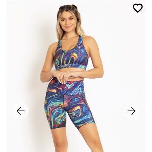 Blackmilk I Bleed Gasoline HW Bike Shorts - Limited XL